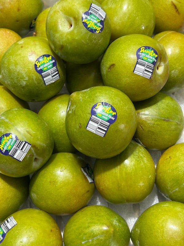 Australia Sweet Green Plums (Set of 5)