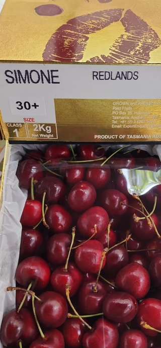 Tasmania Red Cherries 30+mm, Variety: Simone