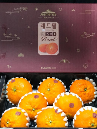 CNY23 Oranges - Korea Jeju Premium Oranges Gift Box 3kg - RedHyang Red Pearl 红香蜜柑