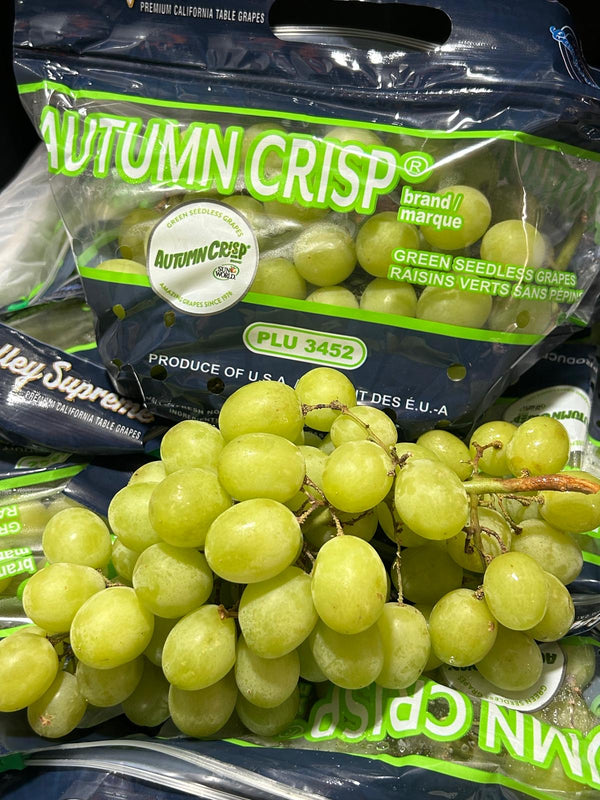 USA Green Seedless Grapes, Autumn Crisp(~700g)