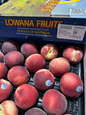 Australia White Peaches (Assorted sizes / carton)