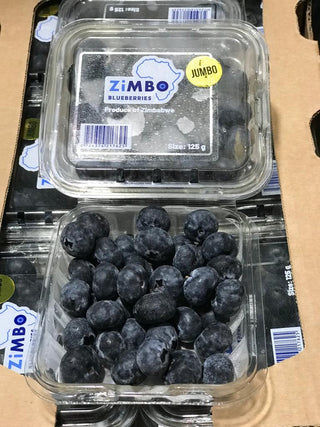 Zimbabwe Zimbo Jumbo Blue Blueberries 125g (Set of 2)