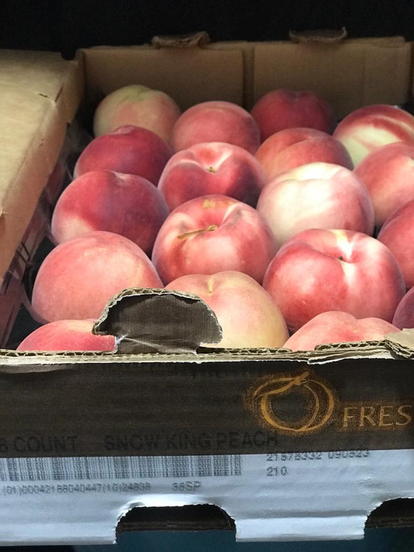 USA White Peaches Large, Snow King