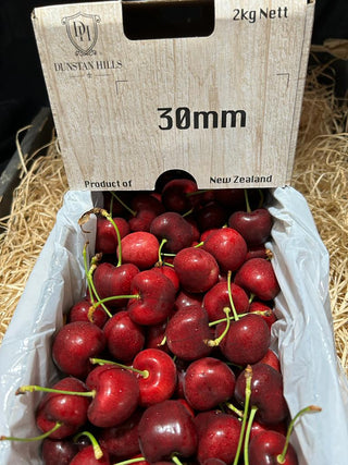 New Zealand Dunstan Hills Red Cherries 30mm, Variety: Lapins