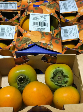 Spain Persimmons, Kaki Early Sharoni (per box 500g)