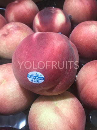 Usa White Peaches Summer Sweet Fresh Fruits & Vegetables