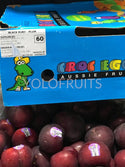 Australia Croc Egg Black Ruby Plum (Set Of 3) Fresh Fruits & Vegetables