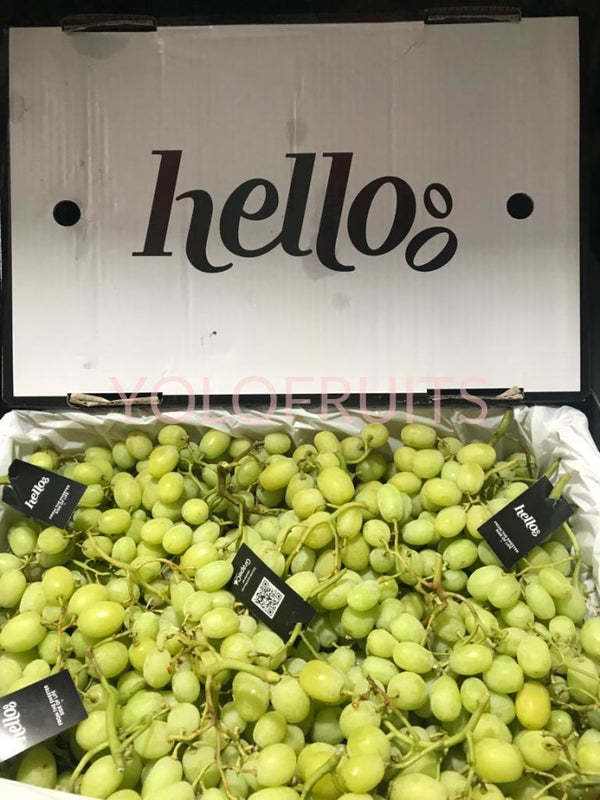 Australia Green Seedless Grapes Ivory (~700G) Fresh Fruits & Vegetables