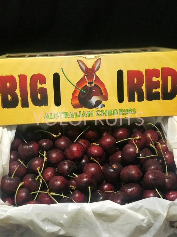 Australia Red Cherries 30-32Mm Variety: Glen 500G Fresh Fruits & Vegetables