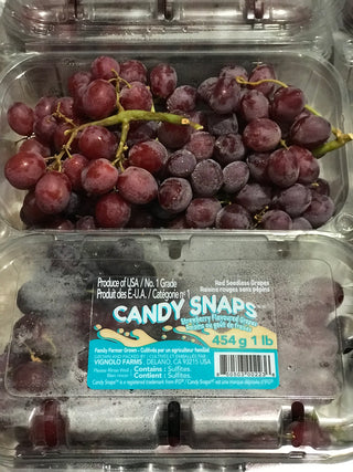 USA Red Seedless Grapes, Candy Snap Strawberry (per box)