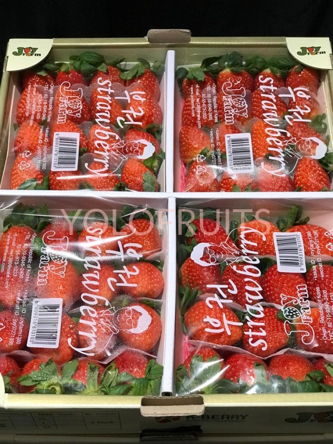 Korea Joyfarm Strawberries (per 330g) YOLOFRUITS