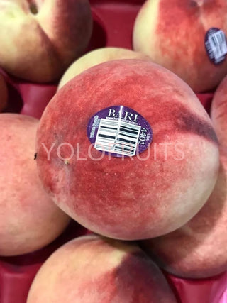 Usa Bari White Peaches X-Large (Set Of 2) Fresh Fruits & Vegetables